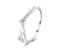 Cute Designed Silver Ring NSR-4127